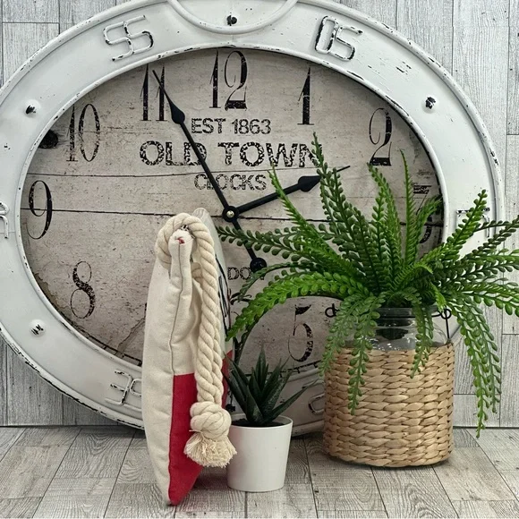 SUN Nautical Themed Blue Initial K Large Sea Bag & Rope Wristlet With Red Anchor - Picture 8 of 15